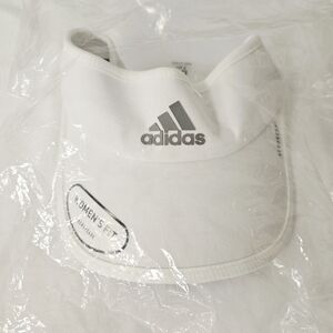 NWT Adidas Aeroready Women's Fit Superlite White Performance Visor